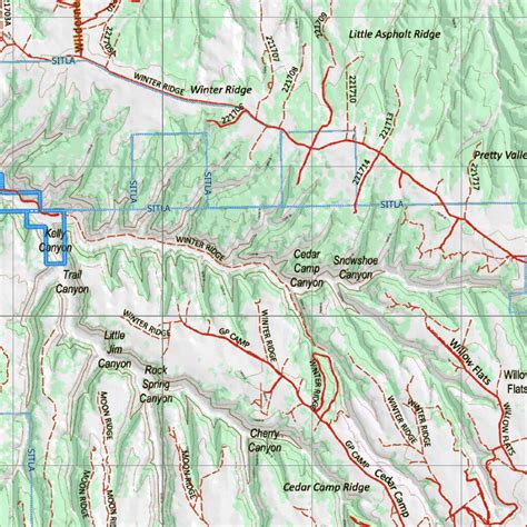 Ut Book Cliffs Bitter Creek East 899 Topo Map By Utah Huntdata Llc