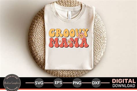 Groovy Mama Mama Retro Svg Graphic By Moslem Graphics · Creative Fabrica