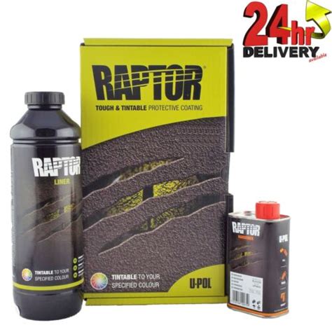 U Pol Raptor Tintable Bottle Kit Tough Urethene Coating Liner