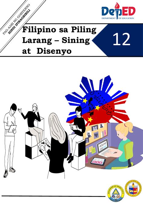 FIL12 Q3 M1 Sining At Disenyo 12 Filipino Sa Piling Larang Sining