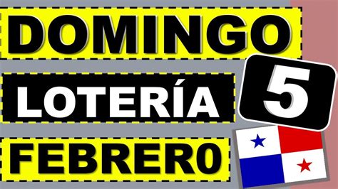 Resultados Sorteo Loteria Domingo De Febrero Loteria Nacional De