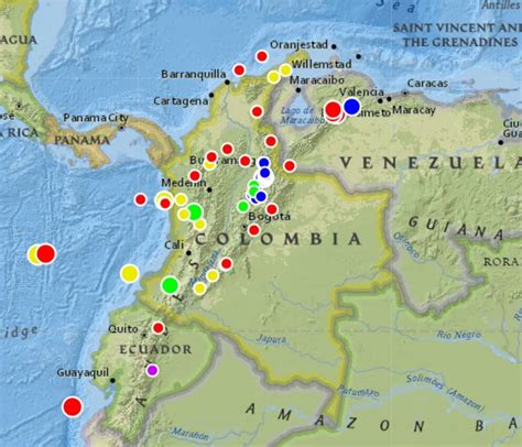 Temblor En Huila Estos Son Sismos Que Se Han Presentado En Colombia Este Sábado 30 De Marzo De