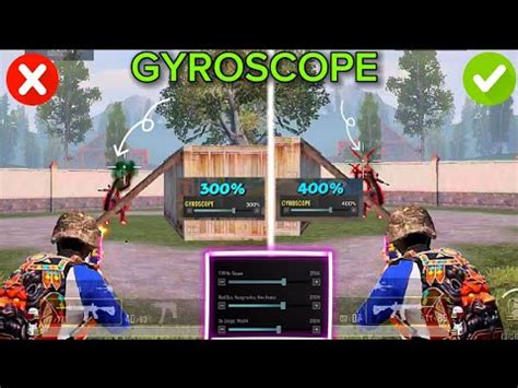 300 Gyro Vs 400 Gyro Pubg Gyroscope Sensitivity Settings Which