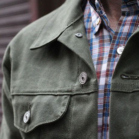 Olive Waxed Trucker Jacket Mensfash Trucker Jacket Jackets Waxed