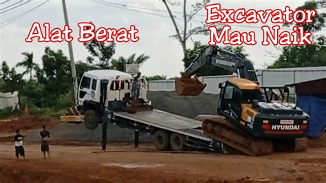 Excavator Naik Truck Tronton Youtube