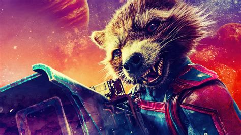 Rocket Raccoon Guardians Of The 4K 3021k Wallpaper PC Desktop