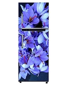 Design Decor Flower Fridge Door Sticker Wallpaper Double Door