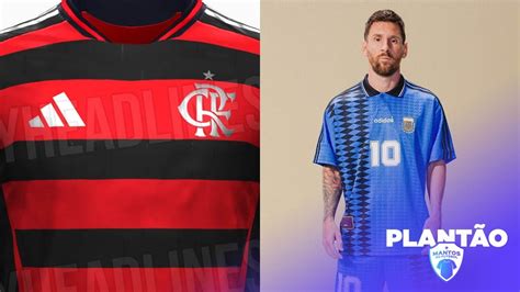 Camisas Do Flamengo Cole O Adidas Originals Off