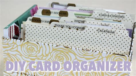 Greeting Card Organizer - Greeting Card Organizer Tabbed Dividers ...