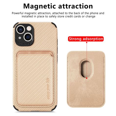 Iphone 13 Woven Textured Leather Case With Magsafe And Rfid Blocking