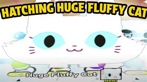 Trying To Hatch Huge Fluffy Cat Pet Simulator Youtube