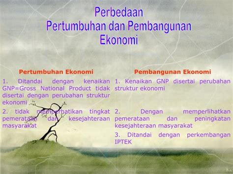 Pertumbuhan Pembangunan Ekonomi Ppt