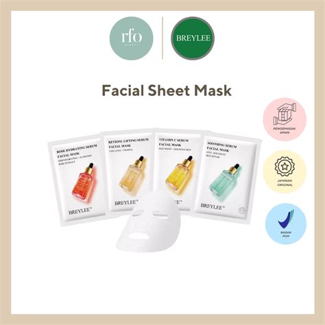 Jual Breylee Facial Sheet Mask Shopee Indonesia