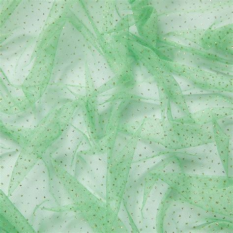 Zelouf Sheer Glitter Tulle Sewing Diy Crafts Fabric By The Yard