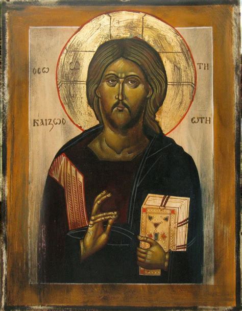 Andrzej Dudek Chrystus Pantokrator Obrazy Malarstwo