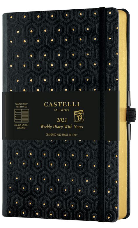 Buy Castelli Copper Gold Honey 2023 Diary A5 Weekly With Notes At