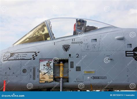 A 10 Thunderbolt Cockpit