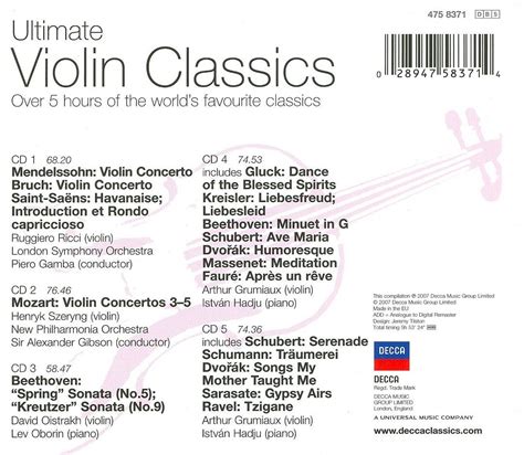 Release Ultimate Violin Classics The Essential Masterpieces By