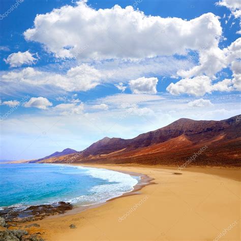 Cofete Fuerteventura beach at Canary Islands Stock Photo by ©lunamarina ...