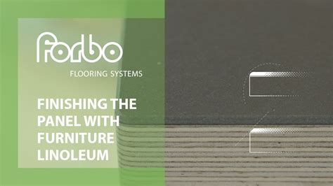 Finishing The Panel With Furniture Linoleum Forbo Flooring Systems