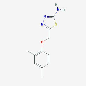 5 2 4 Dimethylphenoxy Methyl 1 3 4 Thiadiazol 2 Amine S667982