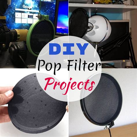 20 DIY Pop Filter Projects You Can Make Easily - DIYnCrafty