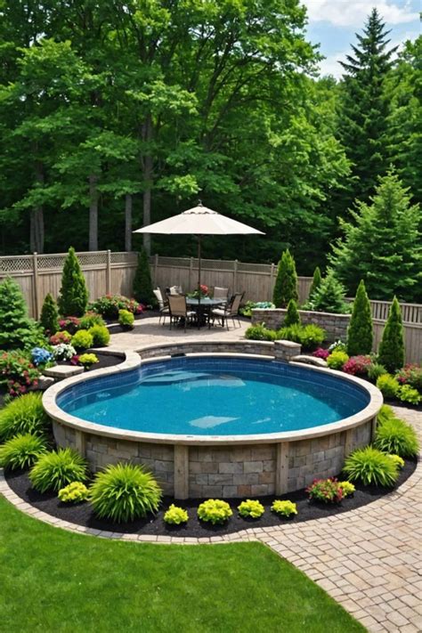 20 Stunning Above Ground Pool Landscaping Ideas To Transform Your Backyard Oasis In 2024