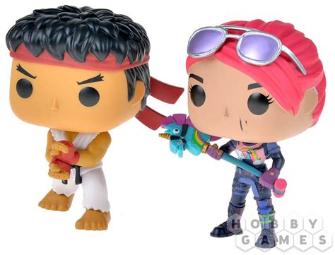 Фигурка Funko Pop Games Fortnite Ryu And Brite Bomber 2 Pack