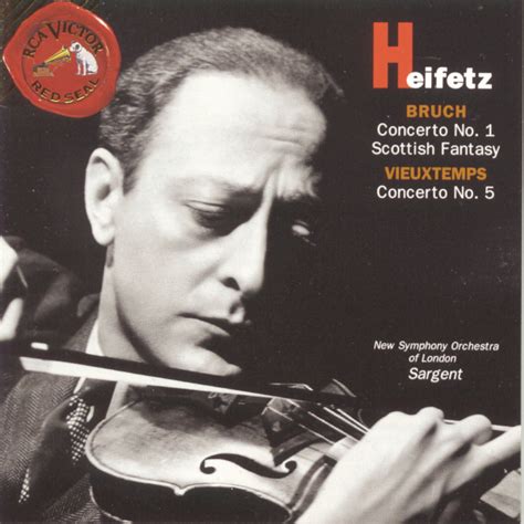 Concertos Jascha Heifetz Malcolm Sargent New Symphony Orchestra Of