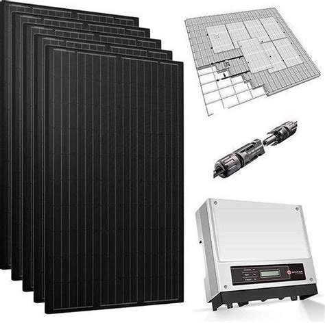 DMEGC Pakket 7 Zonnepanelen 330 WP Full Black Met GoodWe Omvormer