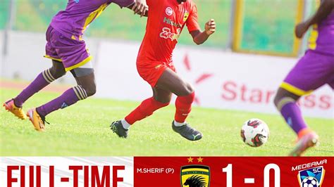 Highlight Asante Kotoko Pip Medeama Sc In Kumasi Baba Yara Sports