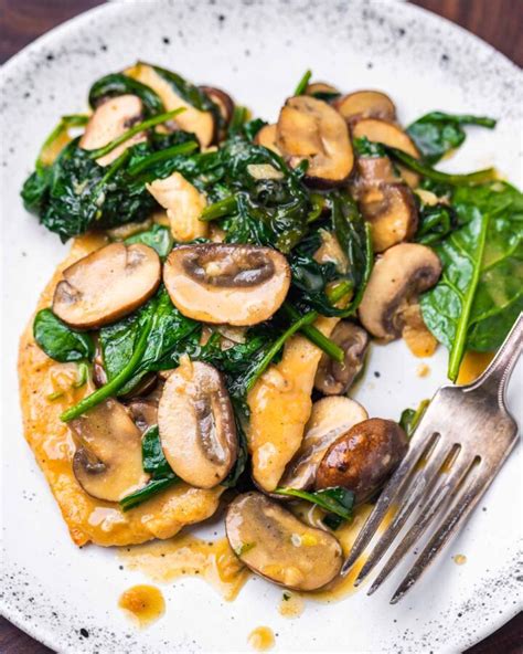 Spinach Mushroom Chicken Sip And Feast