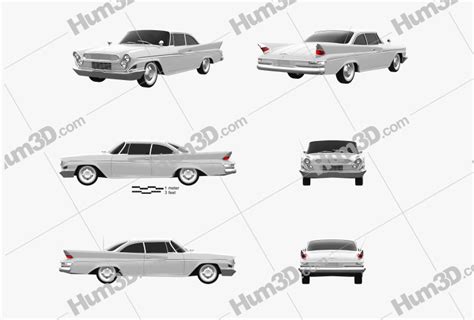 Desoto Hardtop Coupe Blueprint Template Dmodels Org