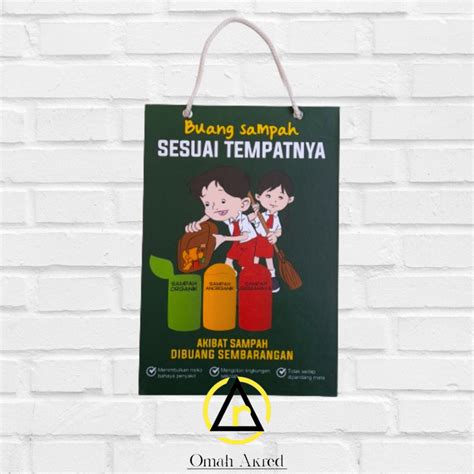 Jual Hard Poster Buanglah Sampah Pada Tempatnya Akibat Buang Sampah