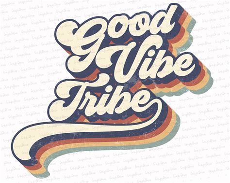 Retro Good Vibes Tribe Vintage Sublimation Png Birthday Etsy