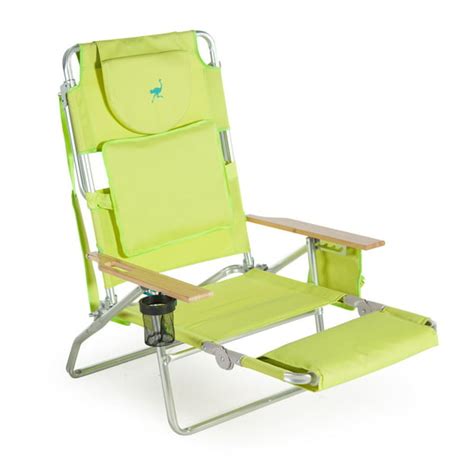 Deluxe Padded Ostrich Sport 3 N 1 Beach Chair