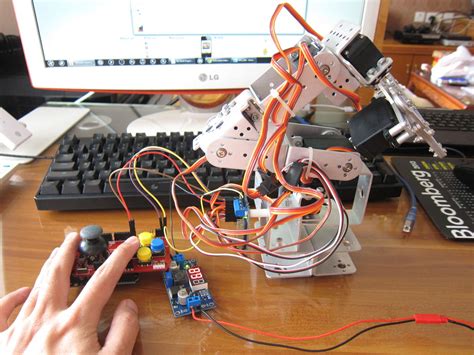 How To Make Robotic Arm Using Arduino Uno Robot Arm Arduino Arduino Images