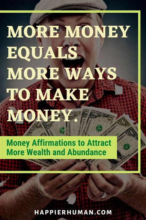 71 Money Affirmations To Attract More Wealth And Abundance Happier Human