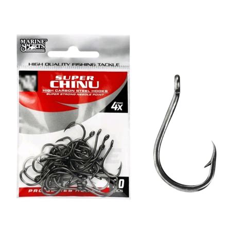 Anzol Super Chinu Marine Sports Varios Tamanhos Blacknickel Shopee Brasil