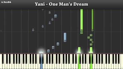 Yanni One Man S Dream Piano 50 Speed YouTube