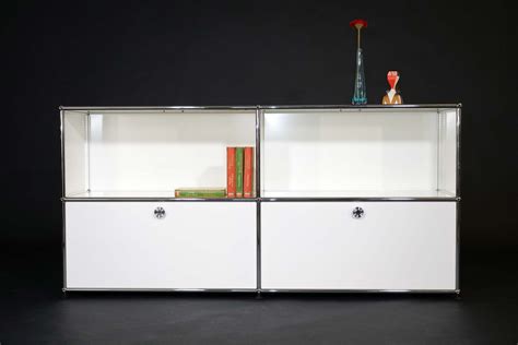 USM Haller Sideboard 2 OH Mit 2 Klappen Reinweiss