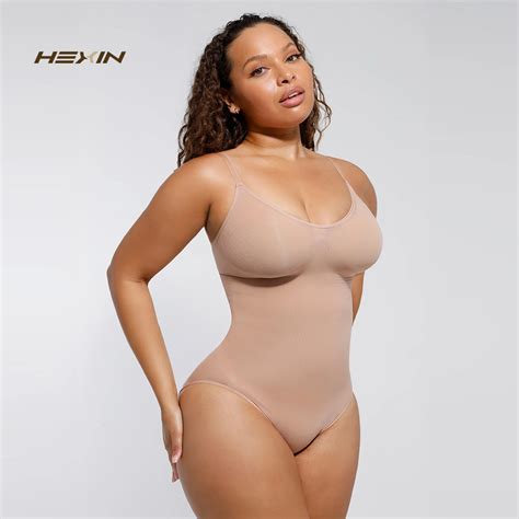 Hexin Dupes Bodysuit Sem Costura Snactch Cintura Shapewear Diferentes