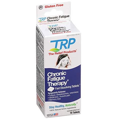 The Relief Products Chronic Fatigue Therapy Fast Dissolving Tablets For