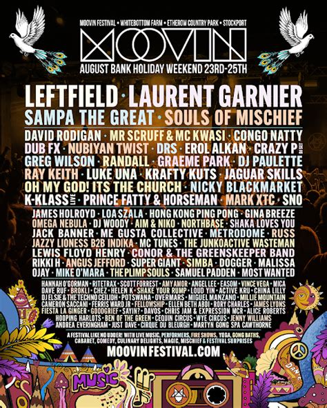 Full Moovin Festival Line Up Revealed