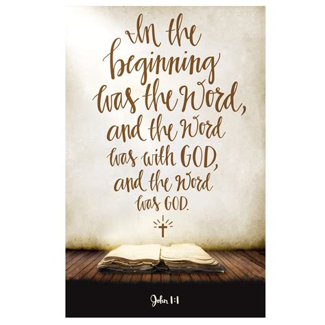 Amazon.com : In The Beginning Was The Word Church Bulletins Church