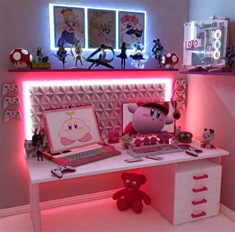 How To Build A Kawaii Gaming Setup Cute Gaming Decor