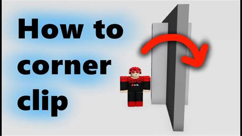 How to corner clip in roblox - YouTube