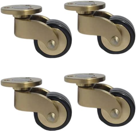 Amazon Small Antique Swivel Castor Wheels Solid Polished Brass