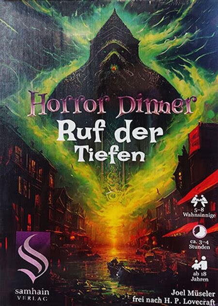 Horror Dinner Ruf Der Tiefen Spiel Horror Dinner Ruf Der Tiefen