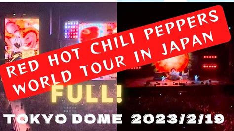 Red Hot Chili Peppers World Tour Live In Japan Youtube